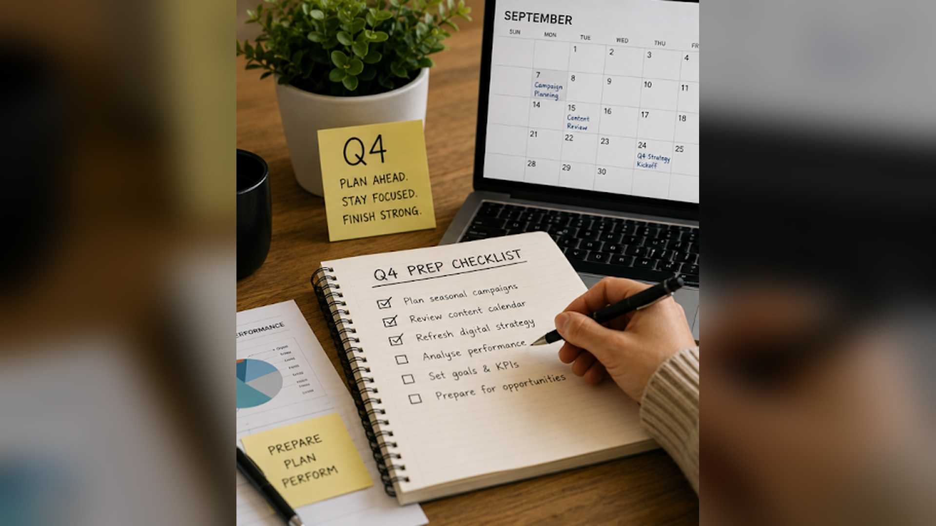 Finish the Year Strong by Planning Ahead for the Final Quarter